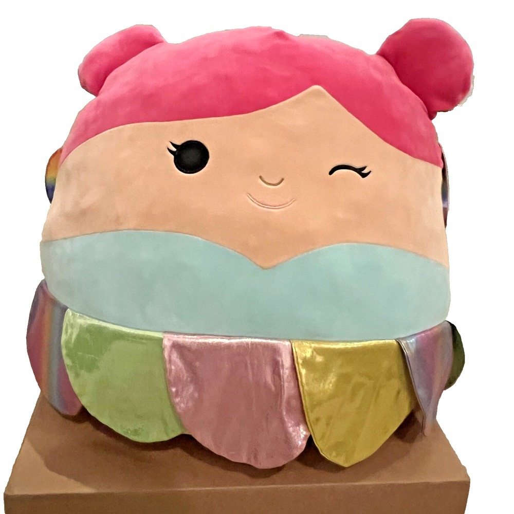 Squishmallows 20" Esmina the Fairy Jumbo Plush NWT Rare HTF Kellytoy S20-711